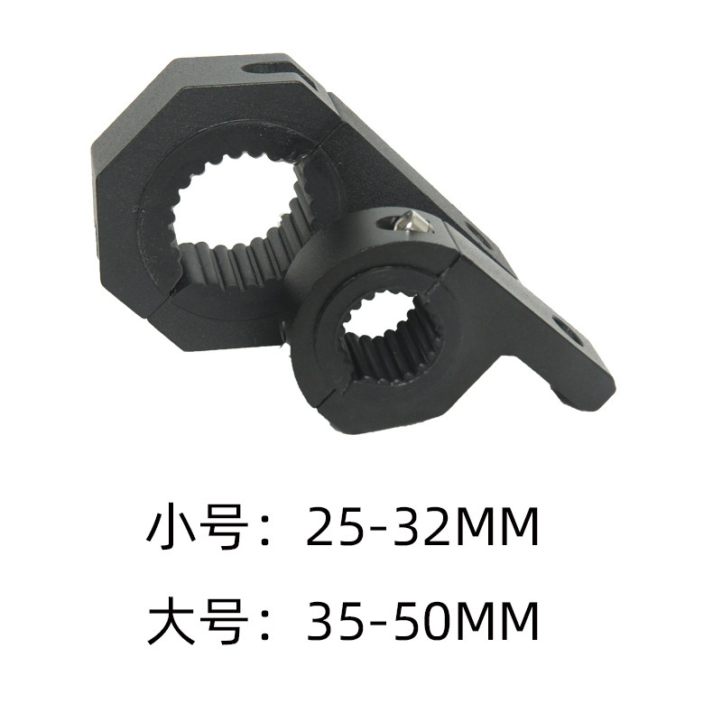 安装单孔灯架管夹led保险杠