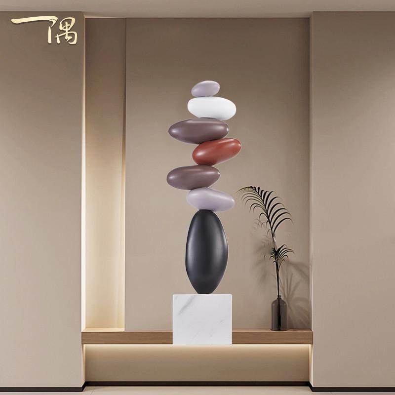 时来运转大型软装落地摆件侘寂风客厅电视柜沙发旁边乔迁新居礼品,家居饰品,落地摆件,淘宝优惠券,粉丝福利购,淘宝优惠卷