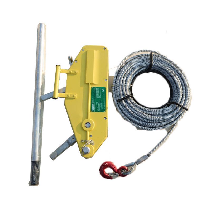 uszhiy智友进口牵引机wrp32绳式葫芦手扳3.2t钢丝绳手摇葫芦订制