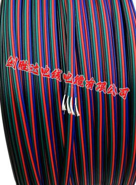 创胜达直销：pvc100722awg*4p彩排线并线卷100米/电子线200米/卷