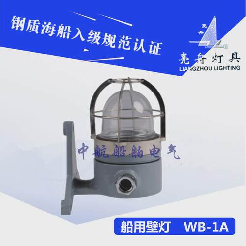 上海亮舟船用防水白炽壁灯WB-2A220V8W/60W壁式安装IP56灯座FE26