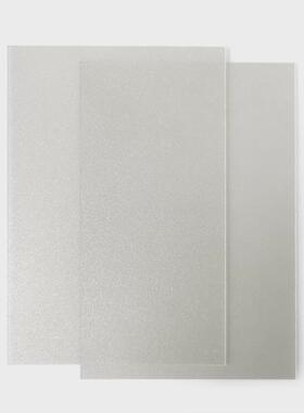 单面半透明颗粒pc磨砂板pc耐力板柔光板室内隔断哑光雾面采光板