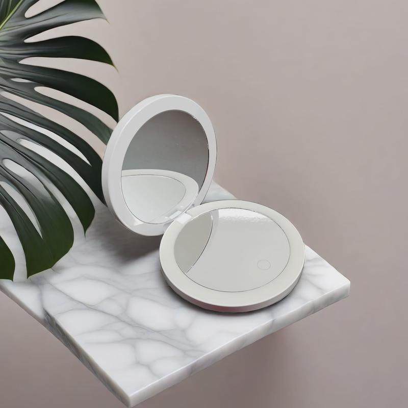 便携精致女士节日礼品新款包包镜小圆镜触屏补光led灯镜子化妆镜,家庭/个人清洁工具,随身化妆镜,淘宝优惠券,粉丝福利购,淘宝优惠卷