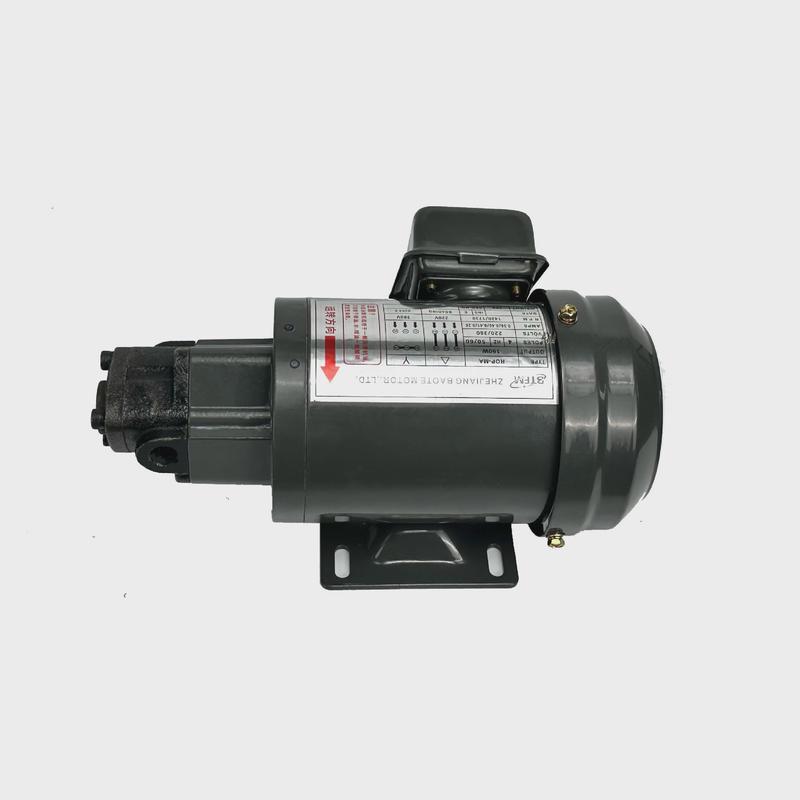 0.19kw短咀润滑电机配top-12a液压马达电动齿轮机床摆线三角泵