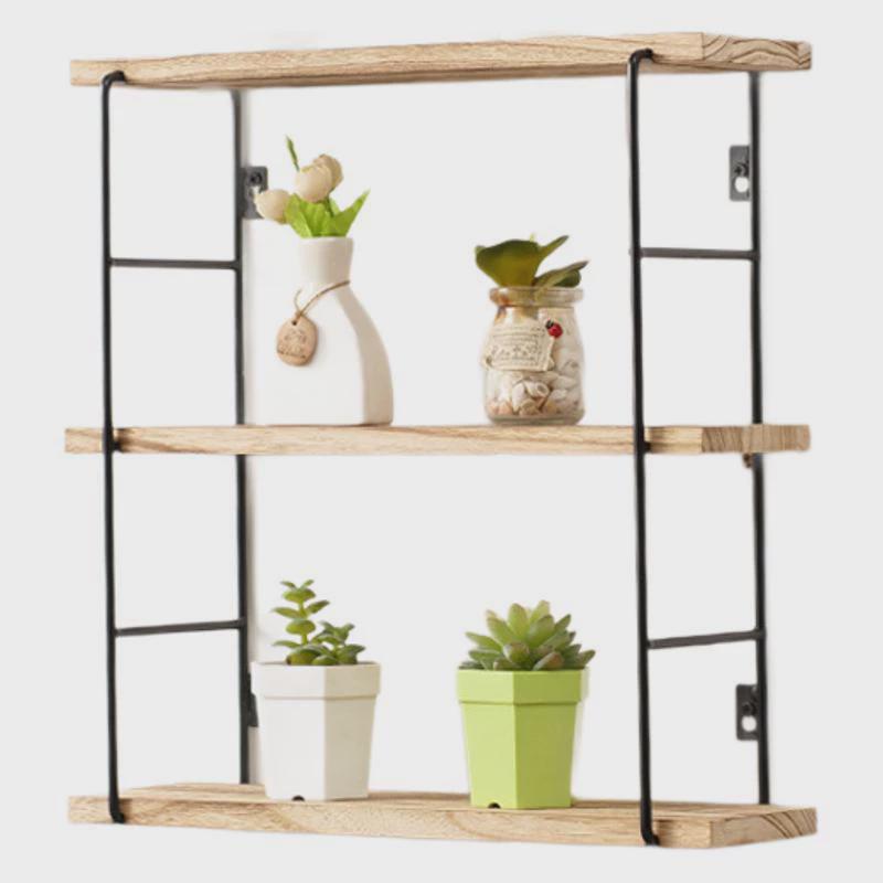 新品墙上置物架客厅壁挂式卧室床头收纳架墙面一字搁板储物收纳架