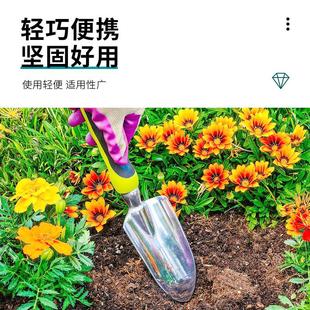 花园五金工具三件套园林三钉耙园艺栽种工具铲土工具包批发
