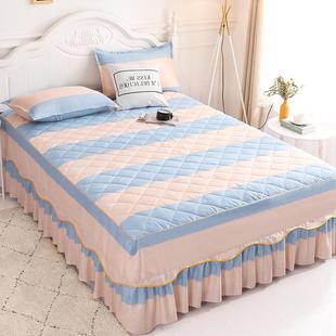 防尘m4其他1单件套床裙夹棉防滑棉席梦思床床笠米床罩竹纤维5加棉