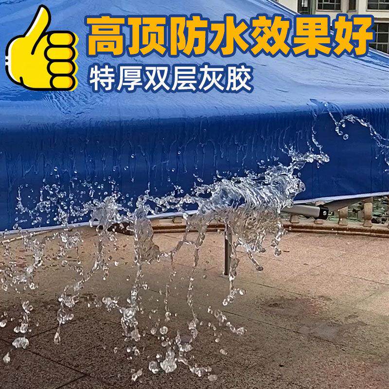 厂家防雨广告定制四角帐篷折叠伸缩式雨棚遮阳棚批发四脚摆地摊伞