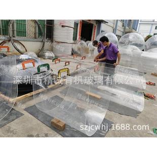 亲子餐厅亚克力游乐隧道防护板滑梯通道儿童隧道透明球罩