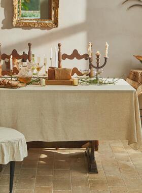 61k3蒙苏里桌旗|茶旗复古|轻奢氛围感英式新中式餐桌布长条盖布