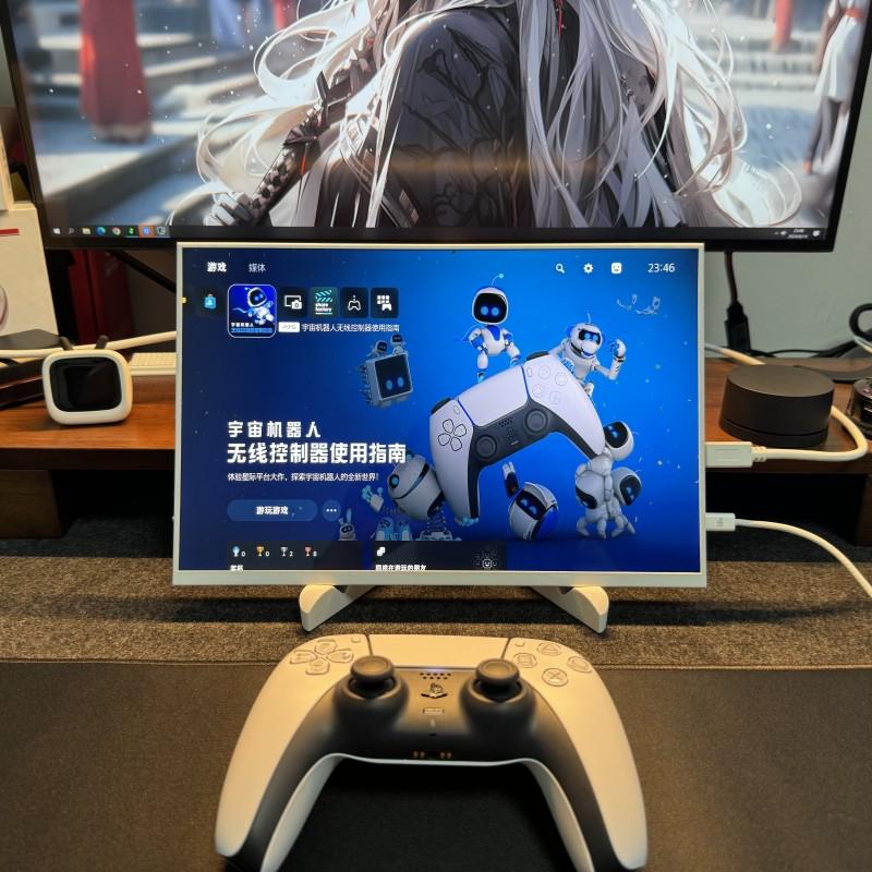 4K超清13.4寸高色域便携式显示器副屏一线通主机直连PS5外接屏
