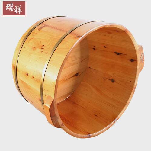 香柏高足浴桶泡脚木桶成人足疗洗脚木盆木26cm洗脚木桶批发