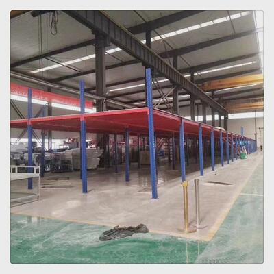 重型仓储货架阁楼二层工厂搭建金属阁楼平台现货仓库货架