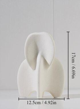 陶瓷花瓶高级感ins风书柜样板房饰品摆件电视柜家居软装装饰饰品