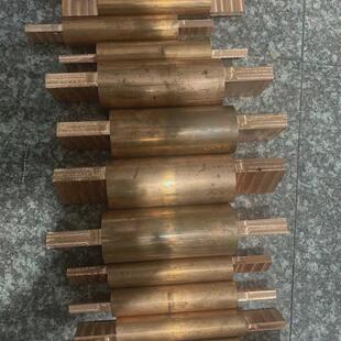 汇流排加工t2紫铜排折弯打孔镀锡机柜紫铜汇流排接地用配电箱排