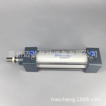 亚德客型精品SC标准气缸SC32*25/50/75/100/125可带磁尺寸