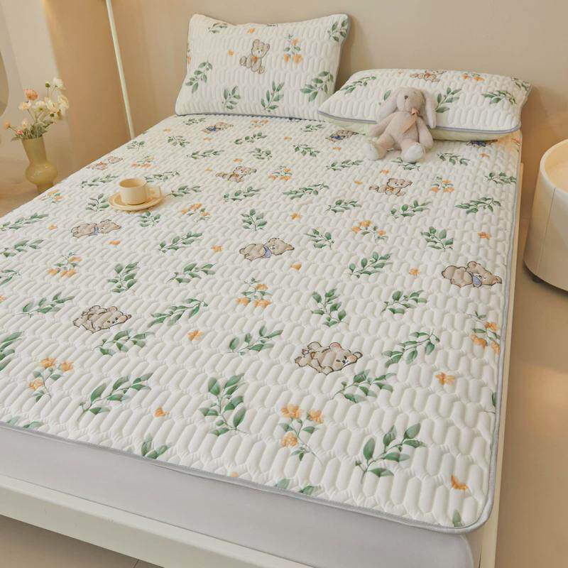 冰丝乳胶凉席三四件套儿童床笠单垫空调席子可水洗夏天季2024包邮