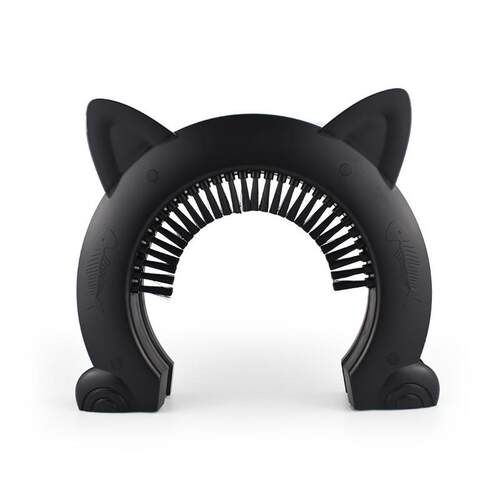 热卖宠物猫门狗门洞猫自由穿梭门洞室内猫门框宠物用品带毛刷梳理