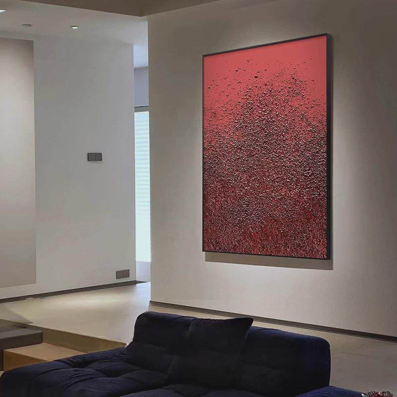 抽象星空客厅装饰画画肌理沙发背景墙挂画个性创意大幅落地高级感