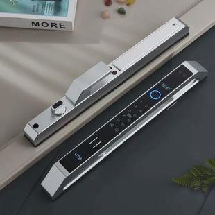 3d人脸全自动断桥门指纹密码锁防水移门推拉门电子锁带框铝合金门