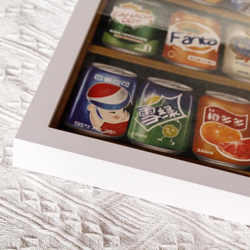 汽水罐水罐2000片易拉罐1500片汽水罐迷你1000片汽拼图相框实木框