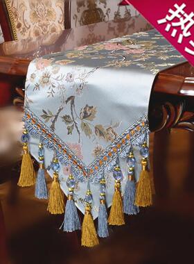 sw1c批发桌旗欧式奢华美式餐桌布艺套装轻奢茶几旗电视柜现代简约