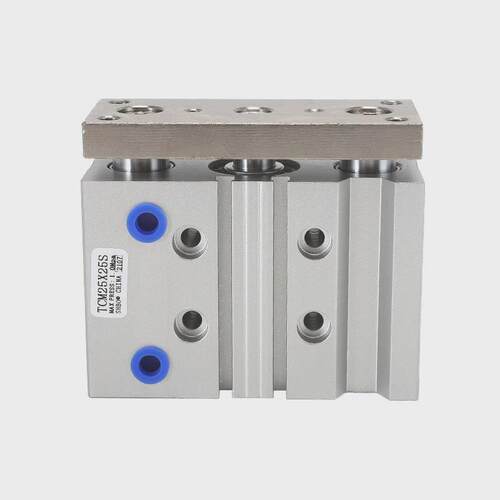 小型气动三轴三杆带导杆气缸TCM/MGPM12/16/20/25X30-50X75*100