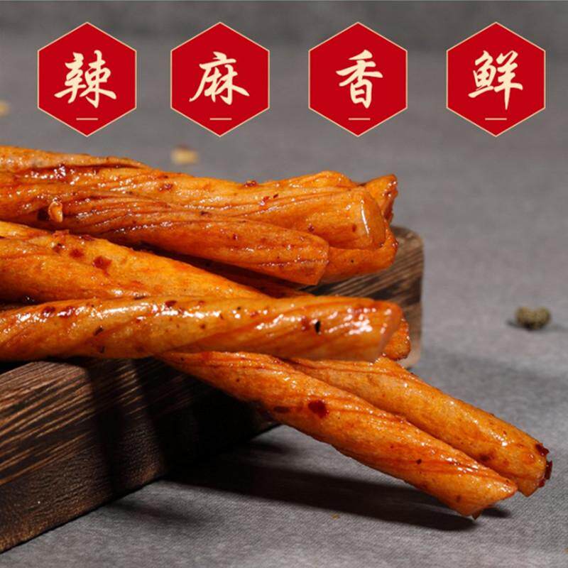 新货怡冠园筋面片蒜蓉弹力辣面片包邮红烧一根辣休闲面条零食整箱