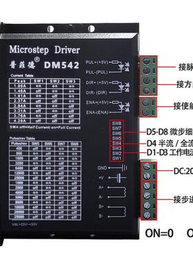 dsp数字式5786步进电机驱动器dm542128替代细分m542/2m542包邮