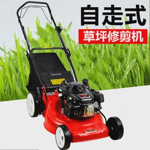 可侧排/草框集草袋手推割草机草坪修剪造型机器20寸草坪剪草机