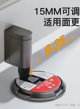 61K3穆勒防风门吸机械设计地板吸木门铝合金极窄门专用门吸免打孔