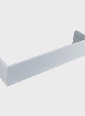 iyr7铝合金窗帘盒挡板轨道一体式窗帘轨道窗帘配件双轨单轨窗帘杆