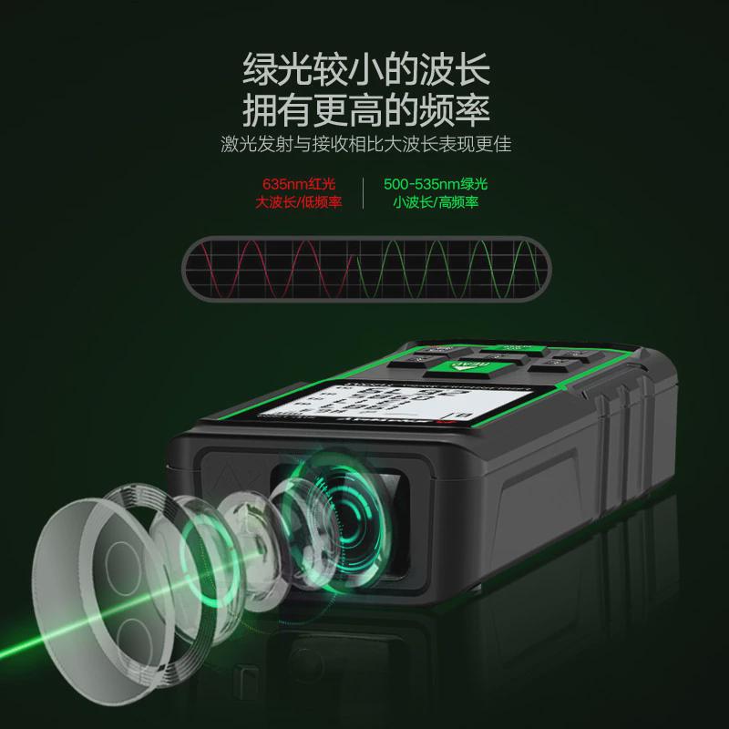 sndway/深达仪绿光测距仪室内室外用测距仪量房威电子尺测量仪