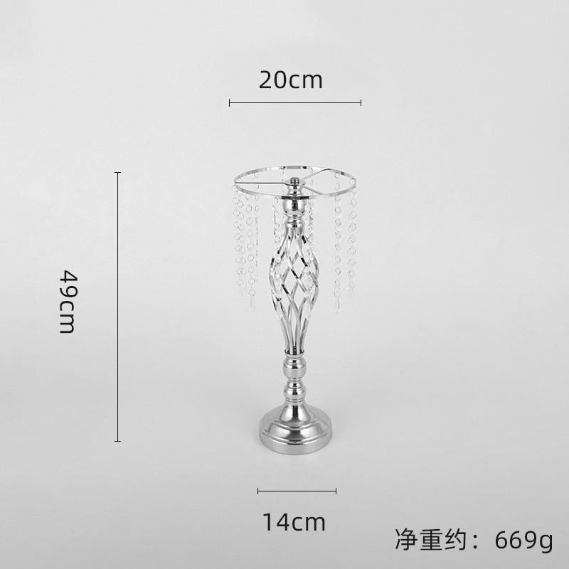 创意婚礼现场布置花器酒店酒吧餐桌餐厅装饰花瓶客厅铁艺花架摆件