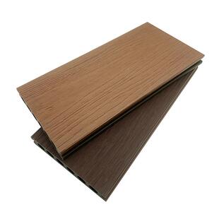 圆孔方孔户外地板露台阳台露营栈道塑木地板防水防滑防腐塑木地板