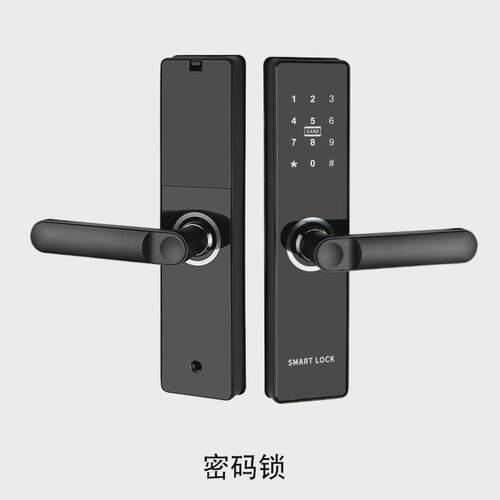 卧室房间门酒店门锁宾馆刷卡锁50磁卡感应智能锁公寓密码锁通用型