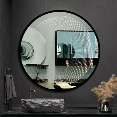 隧道镜圆形深渊镜ktv装饰魔镜3d立体装饰镜智能浴室镜轻奢挂墙镜
