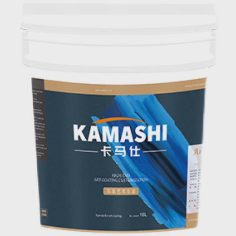 卡马仕漆水性外墙专用陶晶石质感艺术防水防晒厚浆肌理漆砂纹纹理