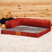 跨境狗窝猫窝夏季 狗床可拆洗狗沙发中大型犬宠物床狗垫子凉感狗窝