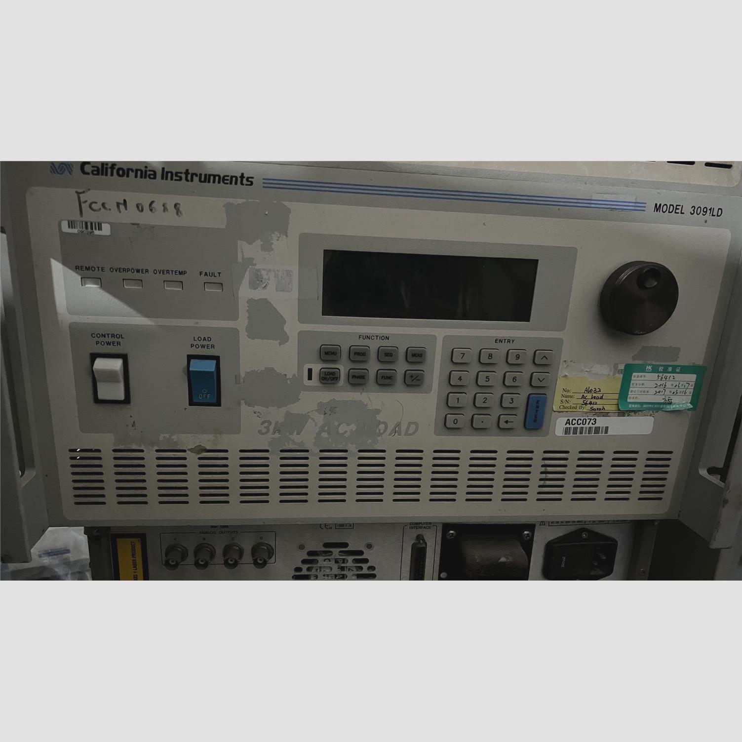 议价（拍前议价）California Instruments加州 3091L