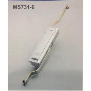 生久柜鎖門(mén)鎖MS731 鎖桿鎖亞光黑色 連桿鎖機(jī)箱鎖配電柜 6拉桿鎖