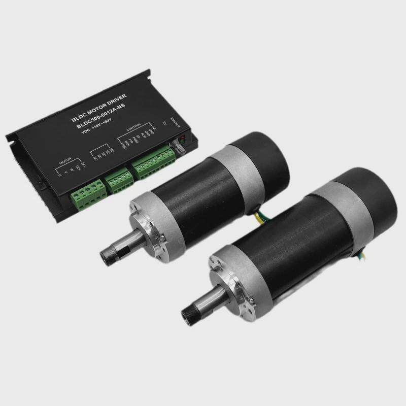 工厂直销精密57高速无刷主轴电机额定12000转直流48v500w配套夹头
