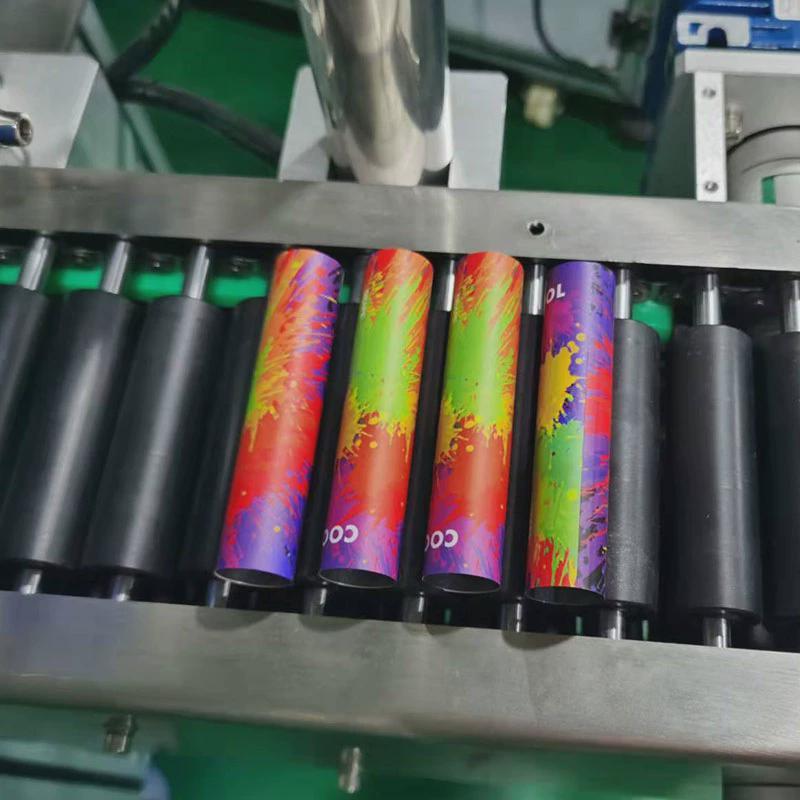 全自动卧式试管贴标机电子小圆管玻璃瓶塑料瓶贴标设备圆瓶贴标机