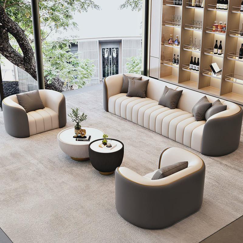 酒店大堂沙发客厅家用办公室商务洽谈会客售楼处沙发接待沙发组合