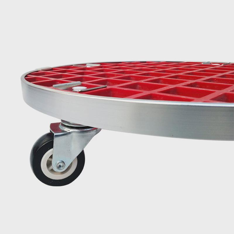 正方形可移动花架底盘花盆托盘多功能底座带万向轮滚轮滑轮包邮