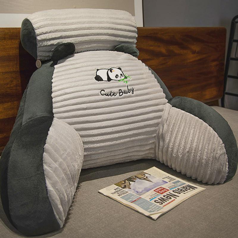 n1cg法兰绒床头软包宿舍靠垫靠背枕靠枕床上大靠背2023新款靠背床