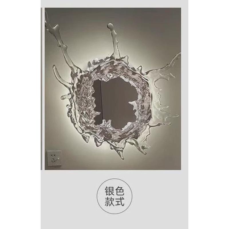 网红创意卧室卫生间墙面时尚装饰壁灯个性镜子珠宝店彩妆店氛围灯