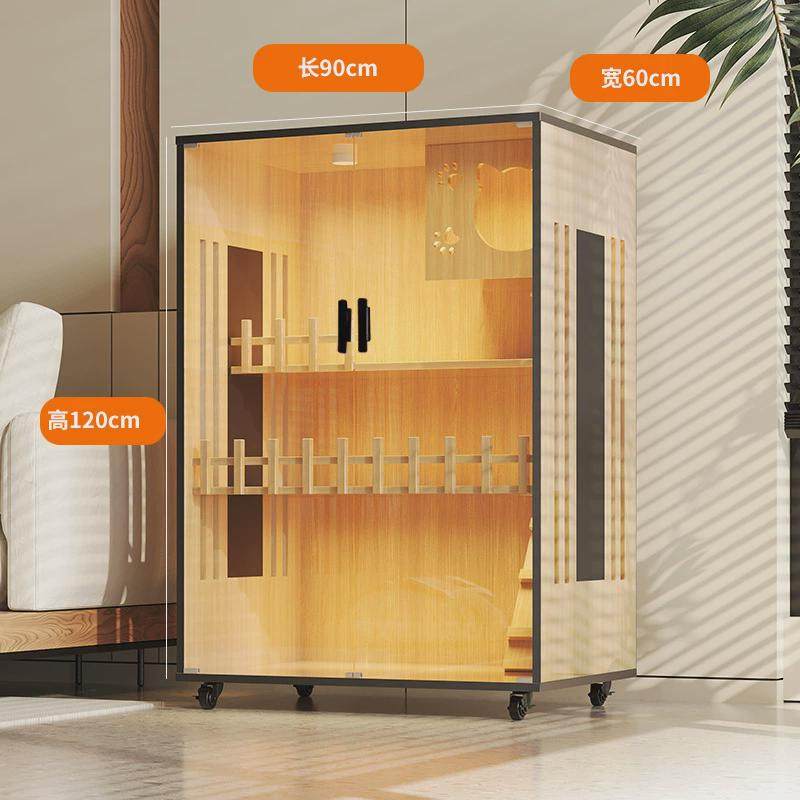 秋冬季猫笼子实木猫别墅猫御寒猫咪窝大空间可攀登两层防风房子,宠物/宠物食品及用品,猫笼子/猫别墅,淘宝优惠券,粉丝福利购,淘宝优惠卷