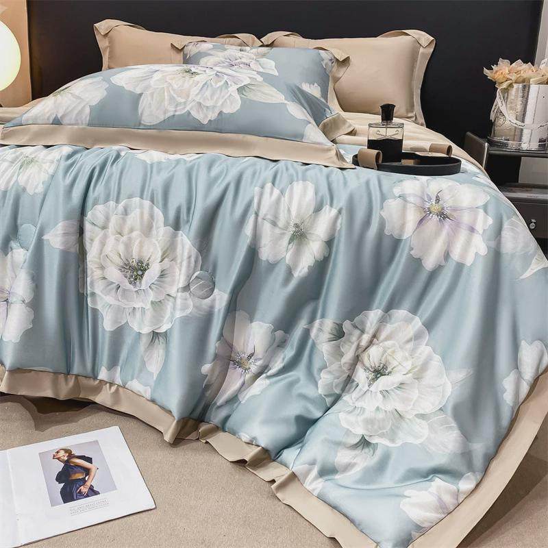 兰精天丝夏被四件套床笠款夏季凉感空调冰丝夏凉被2024新款新品可