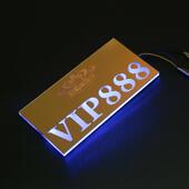 创意亚克力门牌美容院餐厅vip酒店宾馆ktv房间数字号码 牌